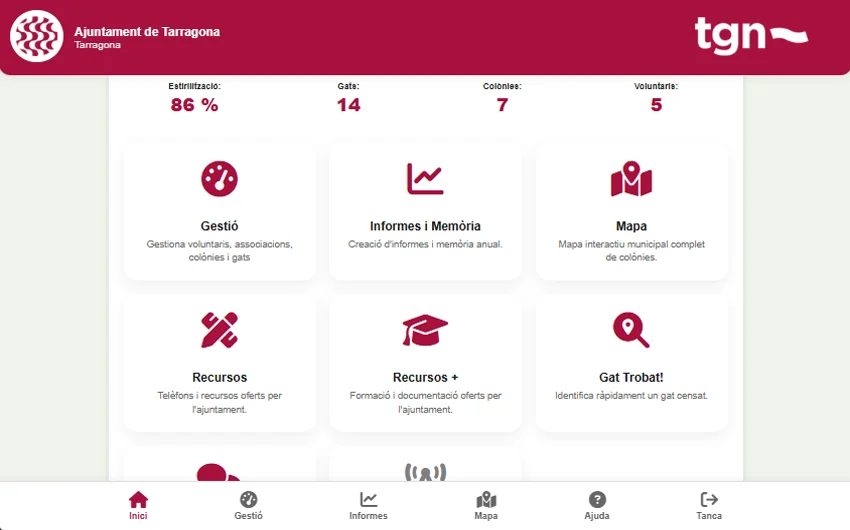 Ficha del censo animal e informes municipalizados